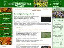 Tablet Screenshot of botanikuskert.hu